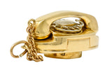 1960's Litacharm Inc. 14 Karat Gold Vintage Telephone Pendant Charmcharm - Wilson's Estate Jewelry