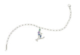 Tiffany & Co. Sapphire Amethyst Emerald Diamond Platinum Ski Charm Braceletbracelet - Wilson's Estate Jewelry