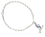 Tiffany & Co. Sapphire Amethyst Emerald Diamond Platinum Ski Charm Braceletbracelet - Wilson's Estate Jewelry