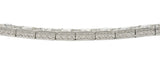 1930's Art Deco 5.90 CTW Diamond Platinum Line Braceletbracelet - Wilson's Estate Jewelry