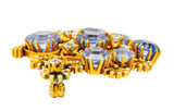 Tiffany & Co. Paulding Farnham 5.85 Carat Sapphire Diamond Enamel 18 Karat GoldBrooch - Wilson's Estate Jewelry