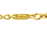 Fantastic Diamond 18 Karat Gold Rondelle Station NecklaceNecklace - Wilson's Estate Jewelry