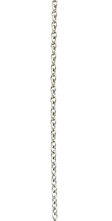 Spessartite Garnet Diamond 18 Karat White Gold Octagonal Pendant NecklaceNecklace - Wilson's Estate Jewelry