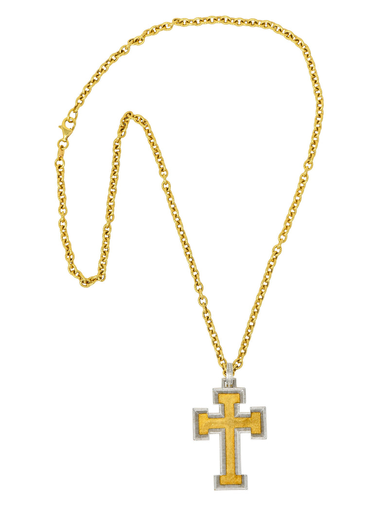 italian gold cross - Gem