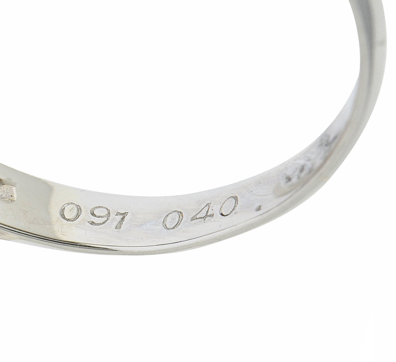 Contemporary 1.31 CTW Sapphire Diamond Platinum Five Stone Band RingRing - Wilson's Estate Jewelry