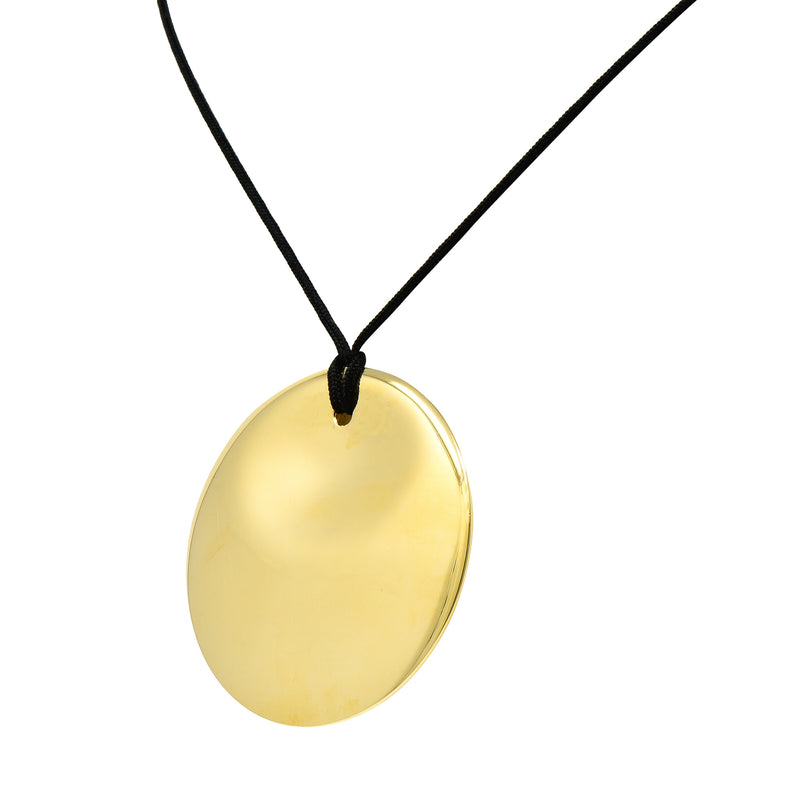 Elsa Peretti Spain Tiffany & Co. 18 Karat Gold Disc Pendant NecklaceNecklace - Wilson's Estate Jewelry