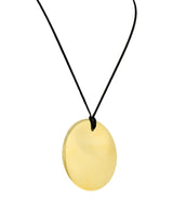 Elsa Peretti Spain Tiffany & Co. 18 Karat Gold Disc Pendant NecklaceNecklace - Wilson's Estate Jewelry
