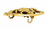 Carter & Gough Art Nouveau 14 Karat Gold Chimera BroochBrooch - Wilson's Estate Jewelry