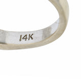Vintage 0.45 CTW Diamond 14 Karat White Gold Anniversary RingRing - Wilson's Estate Jewelry
