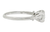 W.W. Fulmer & Co. 0.32 CTW Diamond Platinum Fleur-De-Lis Engagement RingRing - Wilson's Estate Jewelry
