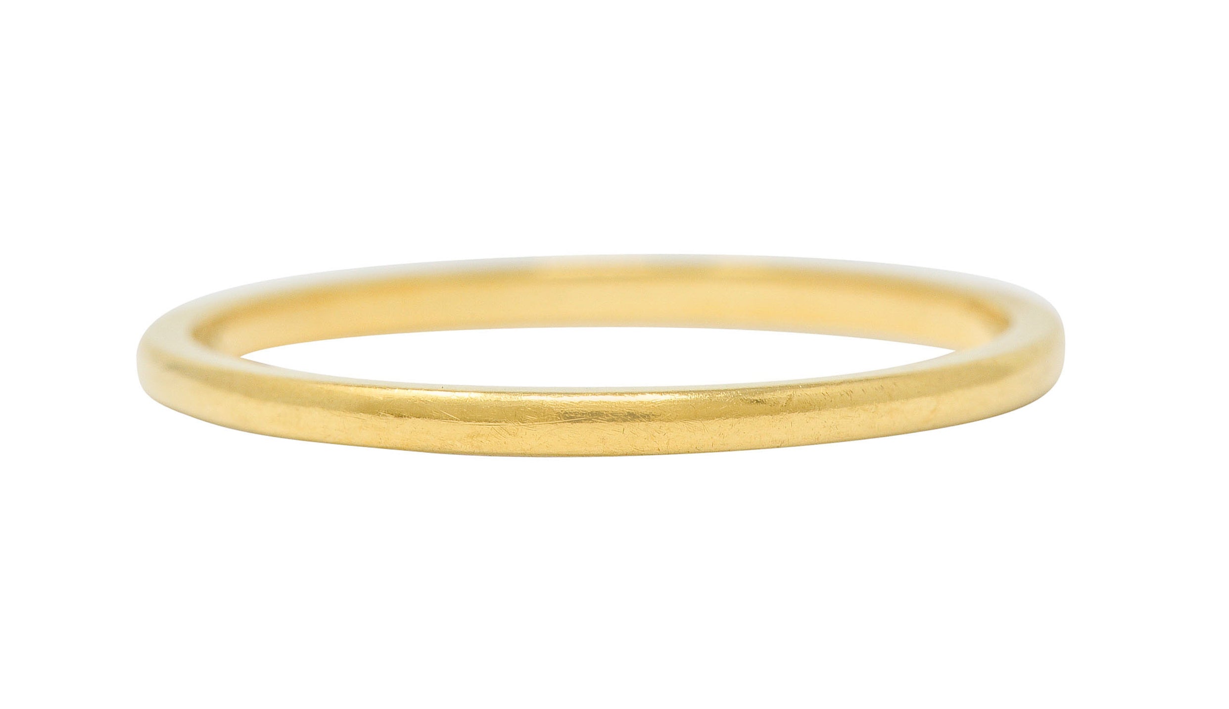 Tiffany & Co. 18 Karat Yellow Gold Unisex Stacking Band RingRing - Wilson's Estate Jewelry