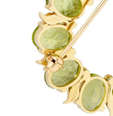 Tiffany & Co. Retro 14 Karat Gold Peridot Circle BroochBrooch - Wilson's Estate Jewelry