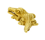 Kieselstein Cord Vintage 18 Karat Green Gold Alligator BroochBrooch - Wilson's Estate Jewelry