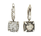 David Yurman 1.28 CTW Pave Diamond Sterling Silver Chatelaine Drop EarringsEarrings - Wilson's Estate Jewelry