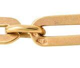 Victorian Austrian-Hungarian 14 Karat Rose Gold Chain Link Lariat NecklaceNecklace - Wilson's Estate Jewelry