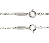 Elsa Peretti Tiffany & Co. 3.00 CTW Diamond Platinum 28MM Open Heart Pendant NecklaceNecklace - Wilson's Estate Jewelry