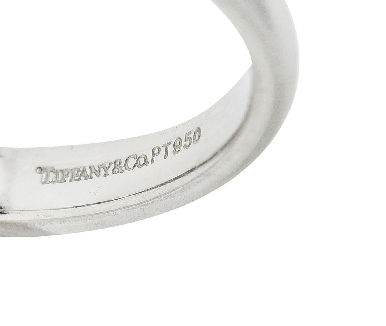 Tiffany & Co. Diamond Platinum Channel Band RingRing - Wilson's Estate Jewelry