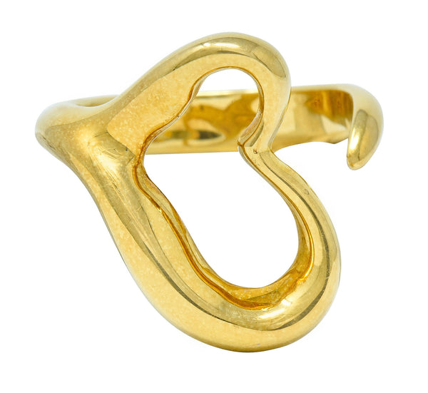 Elsa Peretti Tiffany & Co. Vintage 18 Karat Gold Open Heart RingRing - Wilson's Estate Jewelry