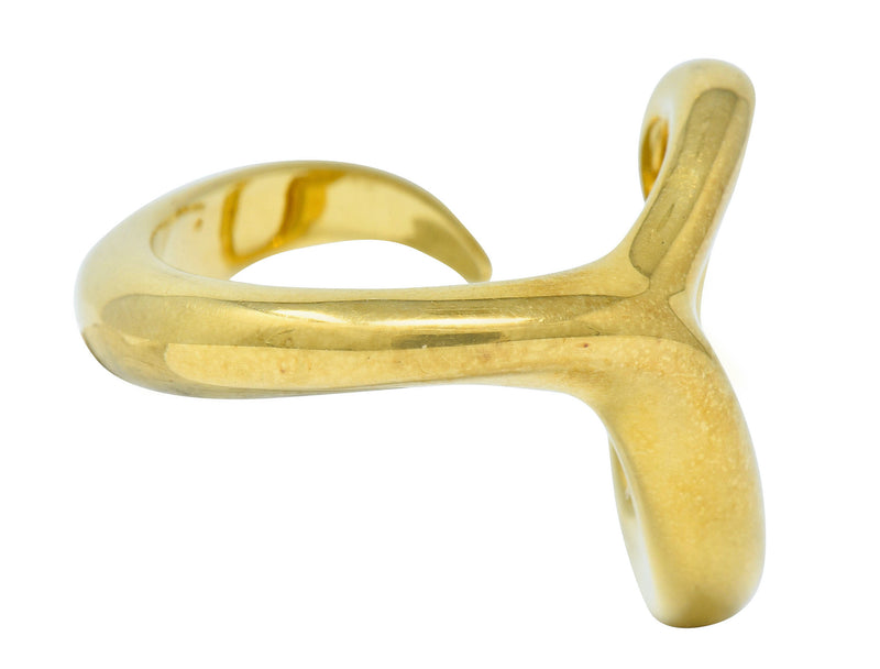 Elsa Peretti Tiffany & Co. Vintage 18 Karat Gold Open Heart RingRing - Wilson's Estate Jewelry