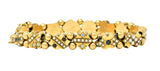 Victorian Multi-Gem 14 Karat Gold Slide Link Braceletbracelet - Wilson's Estate Jewelry