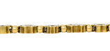 Victorian Multi-Gem 14 Karat Gold Slide Link Braceletbracelet - Wilson's Estate Jewelry