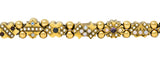 Victorian Multi-Gem 14 Karat Gold Slide Link Braceletbracelet - Wilson's Estate Jewelry