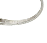 Edwardian 1.25 CTW Diamond Platinum Scrolled Engagement Ring GIARing - Wilson's Estate Jewelry