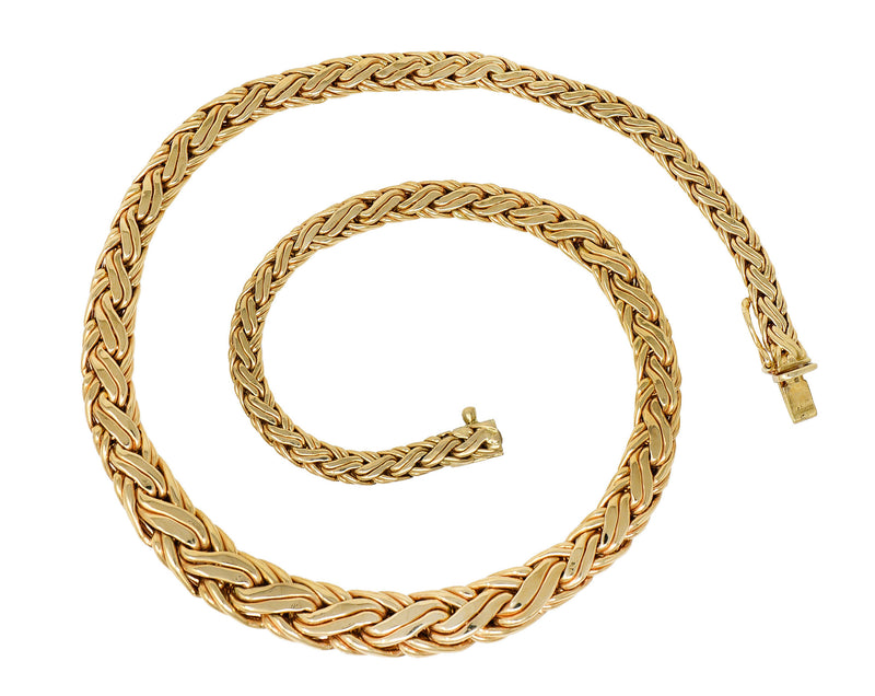 Tiffany & Co. Vintage 14 Karat Gold Wheat Chain NecklaceNecklace - Wilson's Estate Jewelry