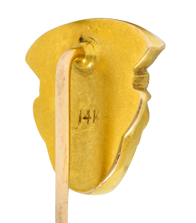 Victorian Diamond 14 Karat Gold Chauffer StickpinStick Pin - Wilson's Estate Jewelry