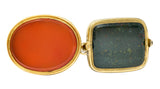 Georgian 14 & 18 Karat Gold Fob Charm Hand Braceletbracelet - Wilson's Estate Jewelry