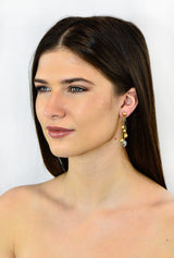 Marco Bicego Multi-Gem 18 Karat Gold Confetti Tassel Drop EarringsEarrings - Wilson's Estate Jewelry