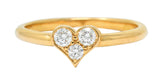 Tiffany & Co. Diamond 18 Karat Gold Tiffany Hearts Stacking RingRing - Wilson's Estate Jewelry