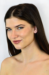 Elsa Peretti Tiffany & Co. Diamond Sterling Silver Bezel Stud EarringsEarrings - Wilson's Estate Jewelry