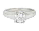 Vintage Tiffany & Co. Lucida 1.12 CTW Diamond Platinum Engagement Ring Wilson's Estate Jewelry