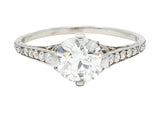 Black Starr & Frost Art Deco 1.50 CTW Diamond Platinum Engagement RingRing - Wilson's Estate Jewelry