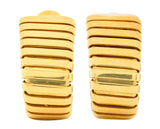 Bulgari Vintage 18 Karat Gold Tubogas Ear-Clip EarringsEarrings - Wilson's Estate Jewelry