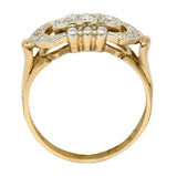 Edwardian Diamond 14 Karat Two-Tone Gold Dinner RingRing - Wilson's Estate Jewelry