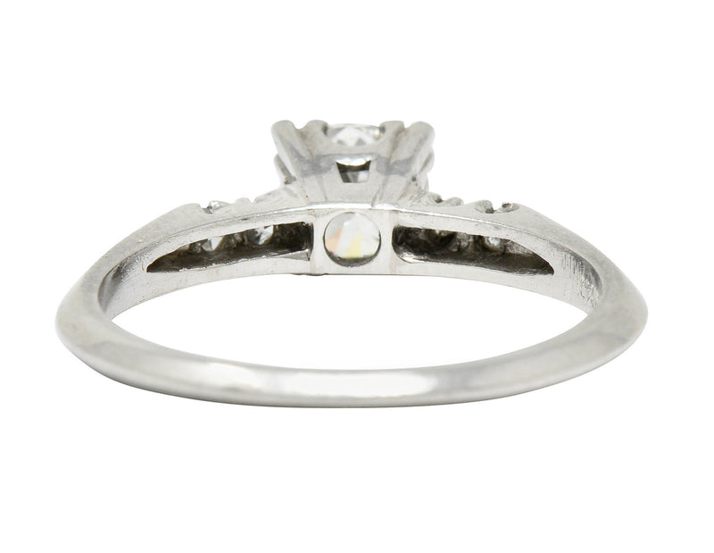 Retro 0.64 CTW Diamond Platinum Five Stone Engagement RingRing - Wilson's Estate Jewelry