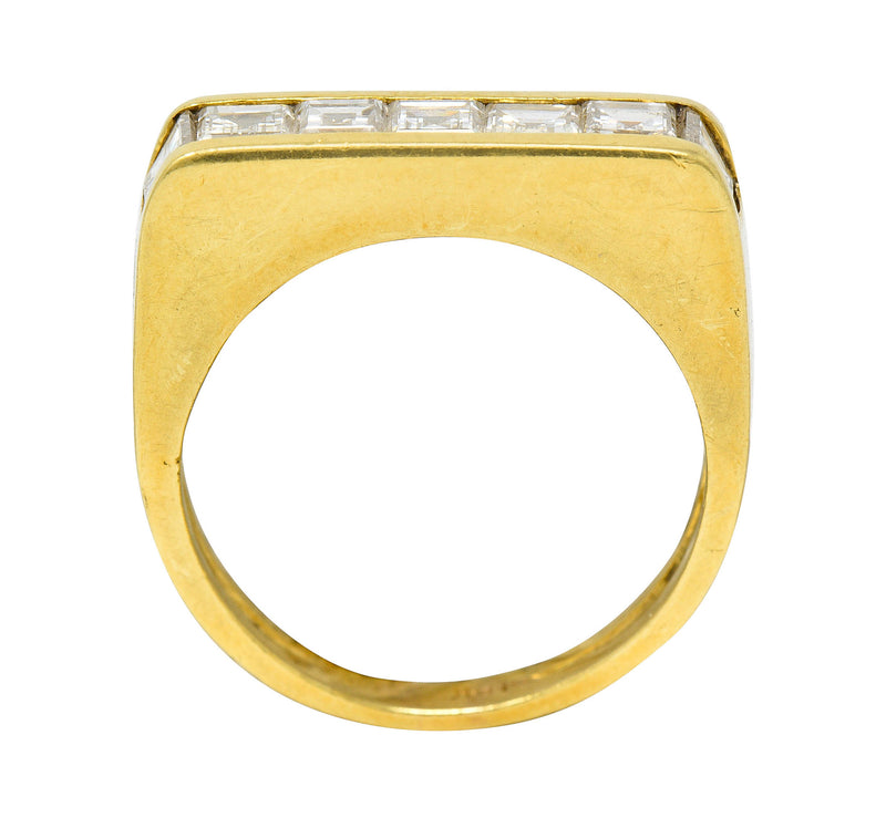 1960's Vintage 1.25 CTW 18 Karat Gold Stacking Band RingRing - Wilson's Estate Jewelry
