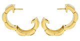 Mauboussin Paris Mother-Of-Pearl 18 Karat Gold 20 MM Huggie EarringsEarrings - Wilson's Estate Jewelry