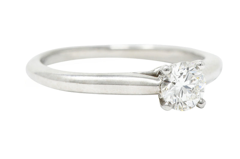 Cartier 0.53 CTW Diamond Platinum Engagement Ring GIARing - Wilson's Estate Jewelry