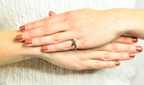 Victorian Sapphire Pearl Diamond 18 Karat Gold Bypass RingRing - Wilson's Estate Jewelry