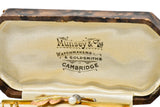 Munsey & Co. Pearl 15 Karat Tri-Colored Gold Leaf Bar BroochBrooch - Wilson's Estate Jewelry