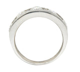 Contemporary 1.11 CTW Diamond Platinum Stacking Band RingRing - Wilson's Estate Jewelry