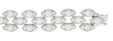 French Cartier 11.04 CTW Diamond 18 Karat White Gold Pluie De Cartier Braceletbracelet - Wilson's Estate Jewelry