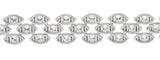 French Cartier 11.04 CTW Diamond 18 Karat White Gold Pluie De Cartier Braceletbracelet - Wilson's Estate Jewelry