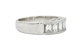 1.00 CTW Diamond Platinum Channel Band RingRing - Wilson's Estate Jewelry
