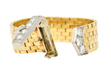 Cartier Diamond 14 Karat Two-Tone Gold Buckle RingRing - Wilson's Estate Jewelry