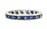 H. Stern 1.95 CTW Sapphire 18 Karat White Gold Channel Band RingRing - Wilson's Estate Jewelry