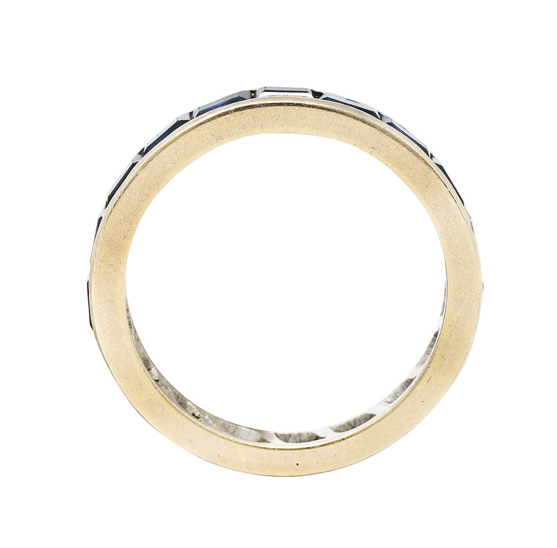 H. Stern 1.95 CTW Sapphire 18 Karat White Gold Channel Band RingRing - Wilson's Estate Jewelry